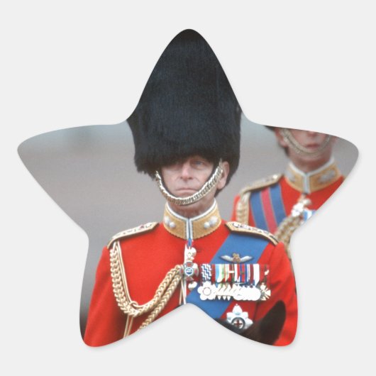 HRH Duke of Edinburgh Ster Sticker (Voorkant)