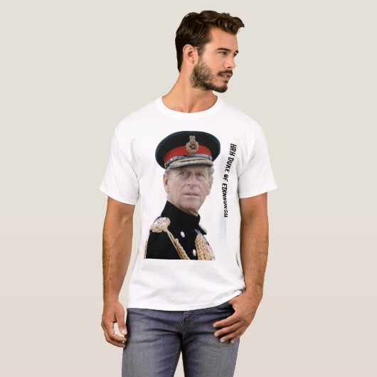 HRH Duke of Edinburgh T-shirt (Voorkant volledig)