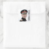 HRH Duke of Edinburgh Vierkante Sticker (Tas)