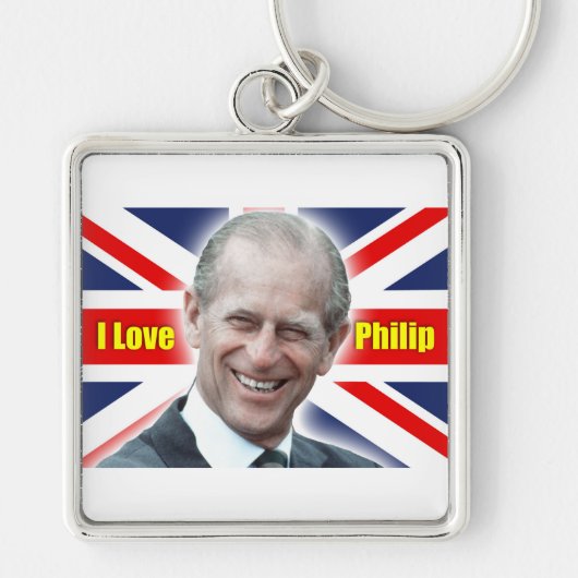 HRH Duke of Einburgh - Ik hou van Philip Sleutelhanger (Voorkant)