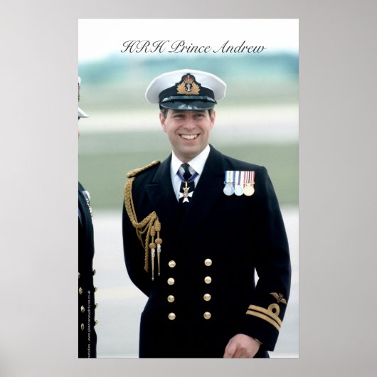HRH Prince Andrew Poster (Voorkant)