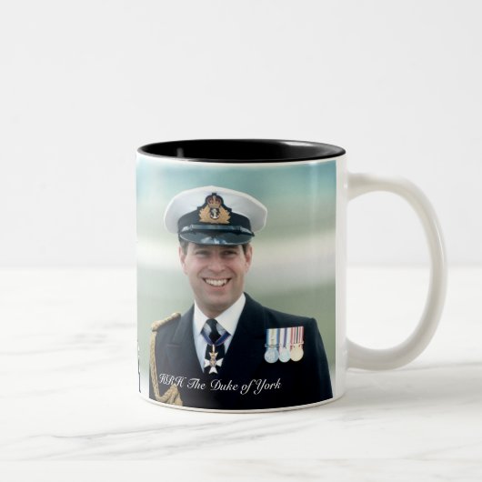 HRH Prince Andrew Tweekleurige Koffiemok (Rechts)