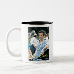 HRH Prince Charles Cowdray 1976 Tweekleurige Koffiemok