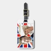 HRH Prince Charles & HRH Duchess van Cornwall Bagagelabel (Voorkant verticaal)