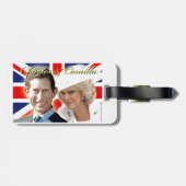 HRH Prince Charles & HRH Duchess van Cornwall Bagagelabel (Achterkant horizontaal)
