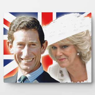 HRH Prince Charles & HRH Duchess van Cornwall Fotoplaat