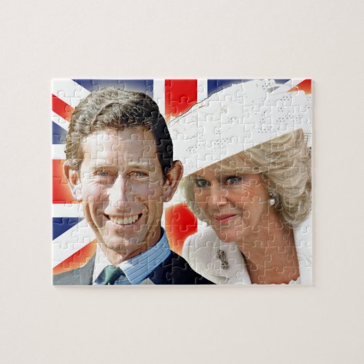 HRH Prince Charles & HRH Duchess van Cornwall Legpuzzel (Horizontaal)