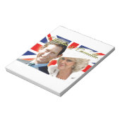 HRH Prince Charles & HRH Duchess van Cornwall Notitieblok (Linkerzijde)