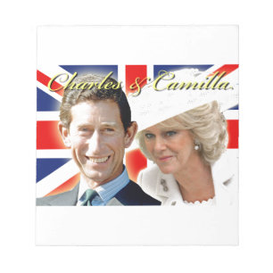 HRH Prince Charles & HRH Duchess van Cornwall Notitieblok
