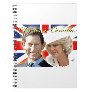 HRH Prince Charles & HRH Duchess van Cornwall Notitieboek