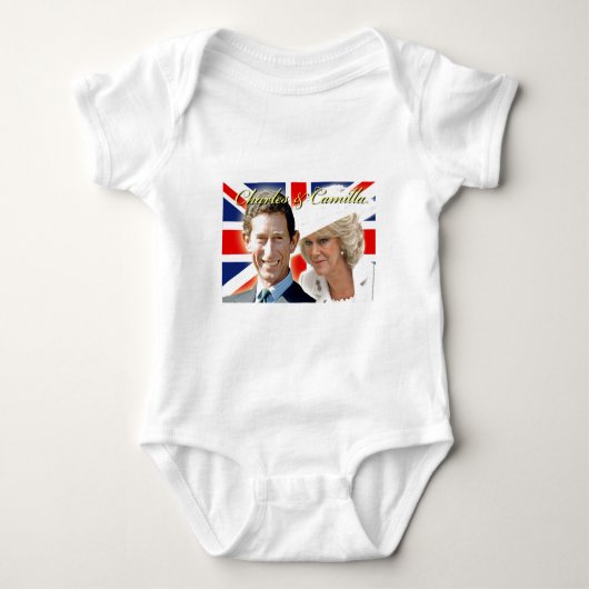 HRH Prince Charles & HRH Duchess van Cornwall Romper (Voorkant)