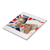 HRH Prince Charles & HRH Duchess van Cornwall Tegeltje (Zijkant)