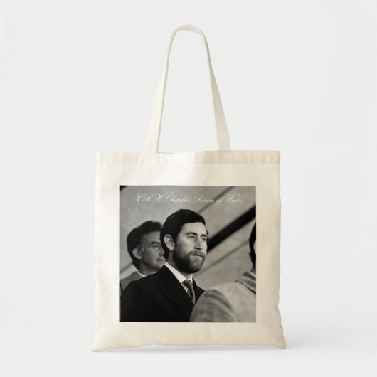 HRH Prince Charles met Beard Badminton 1976 Tote Bag (Voorkant)