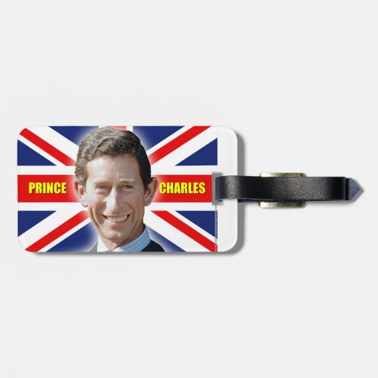 HRH Prince Charles - Patiotic! Bagagelabel (Achterkant horizontaal)