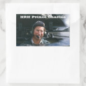 HRH Prince Charles Rechthoekige Sticker (Tas)
