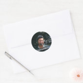 HRH Prince Charles Ronde Sticker (Envelop)