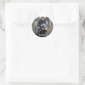 HRH Prince Harry motor Ronde Sticker (Tas)