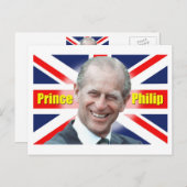 HRH Prince Philip Briefkaart (Voorkant / Achterkant)