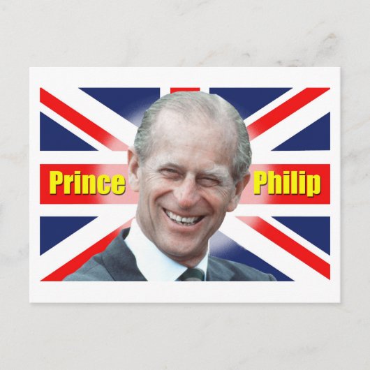 HRH Prince Philip Briefkaart (Voorkant)