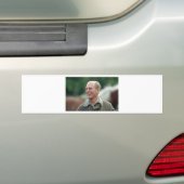 HRH Prince Philip lachend Bumpersticker (Op auto)