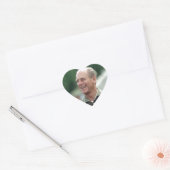 HRH Prince Philip lachend Hart Sticker (Envelop)