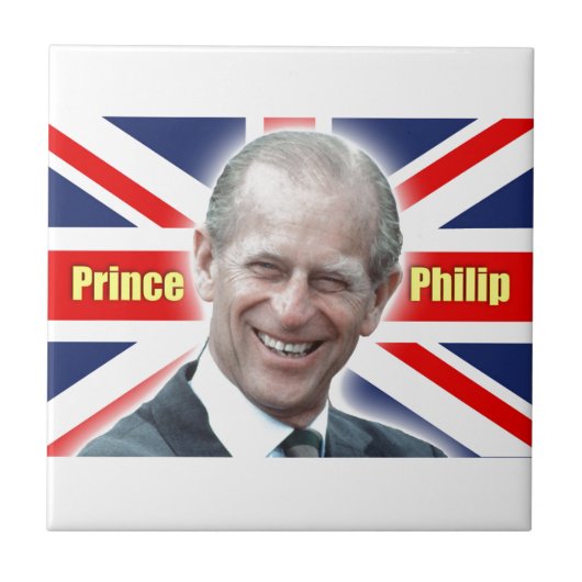 HRH Prince Philip - Super! Tegeltje (Voorkant)