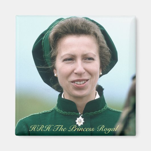 HRH Princess Anne Warminster Magneet (Voorkant)