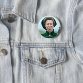 HRH Princess Anne Warminster Ronde Button 5,7 Cm (In situ)