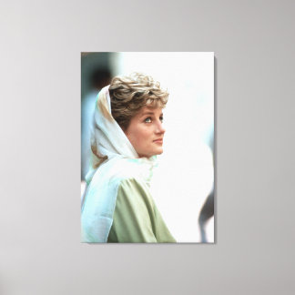 HRH Princess Diana Egypt 1992 Canvas Afdruk