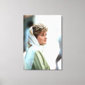 HRH Princess Diana Egypt 1992 Canvas Afdruk (Voorkant)