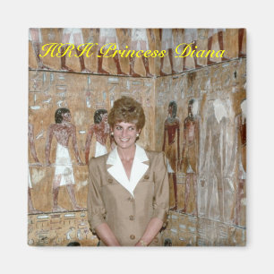 HRH Princess Diana Egypt 1992 Magneet
