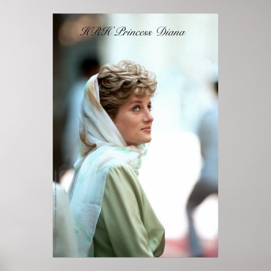 HRH Princess Diana Egypt 1992 Poster (Voorkant)
