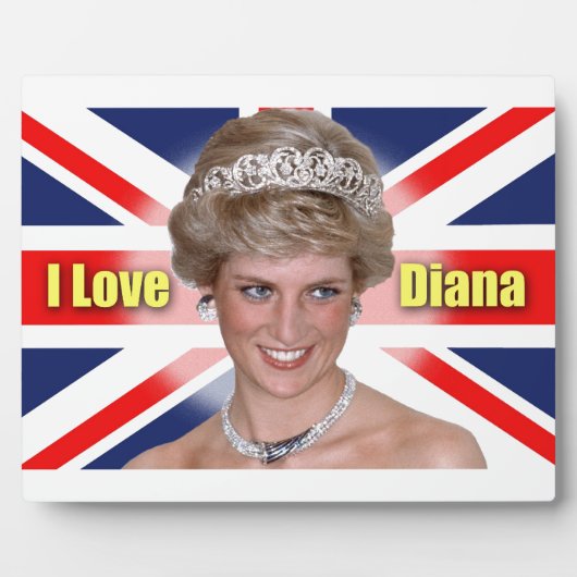 HRH Princess Diana Fotoplaat (Voorkant)