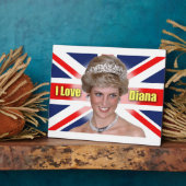 HRH Princess Diana Fotoplaat (Zijkant)