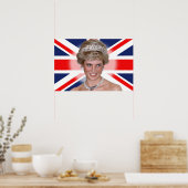 HRH Princess Diana Poster (Keuken)