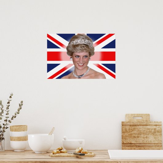 HRH Princess Diana Poster (Keuken)