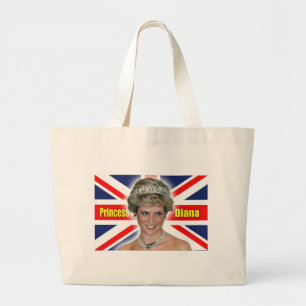 HRH Princess Diana Stunning. Grote Tote Bag
