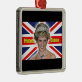 HRH Princess Diana Stunning. Metalen Ornament (Rechts)