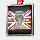 HRH Princess Diana Stunning. Metalen Ornament (Links)