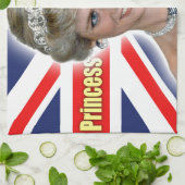 HRH Princess Diana Stunning. Theedoek (Gevouwen)