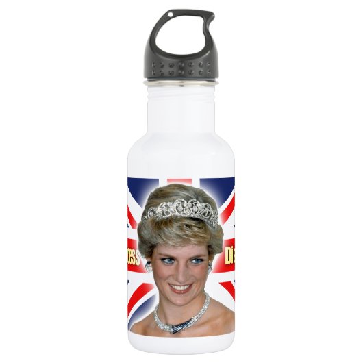 HRH Princess Diana Stunning. Waterfles (Voorkant)