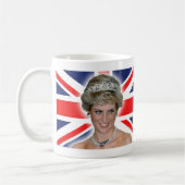 HRH Princess Diana Union Jack Koffiemok (Links)