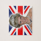 HRH Princess Diana Union Jack Legpuzzel (Verticaal)