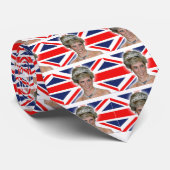 HRH Princess Diana Union Jack Stropdas (Opgerold)