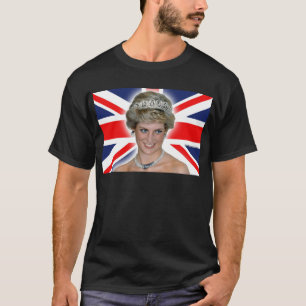 HRH Princess Diana Union Jack T-shirt