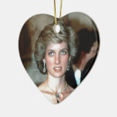 HRH Princess Diana Wenen 1986 Keramisch Ornament (Links)