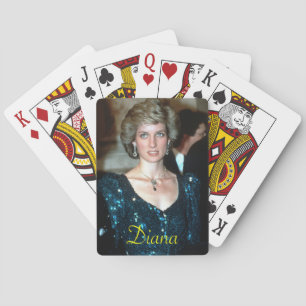 HRH Princess Diana Wenen 1986 Pokerkaarten