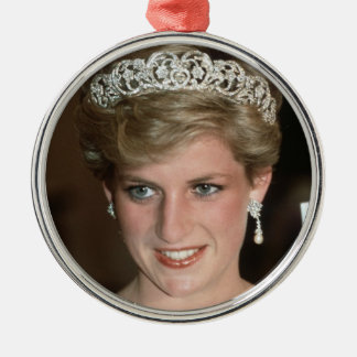 HRH Princess Diana Xmas Metalen Ornament