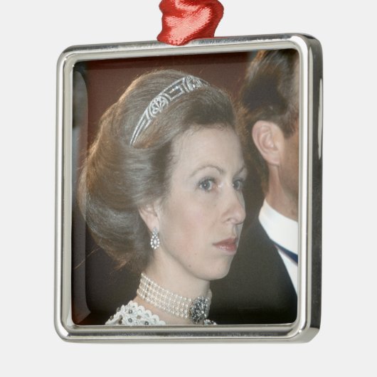 HRH Princess Royal Xmas Metalen Ornament (Links)