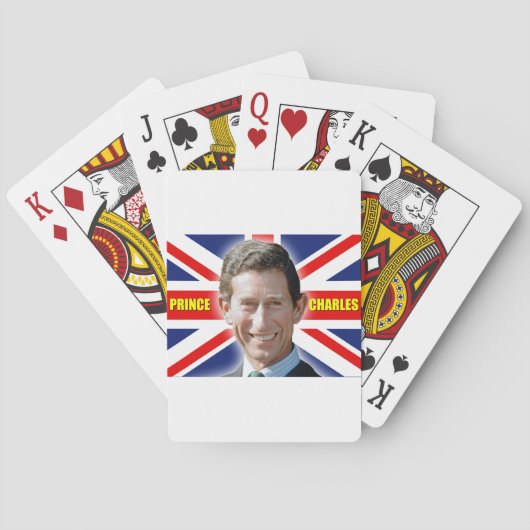 HRH Prins Charles Stunning. Pokerkaarten (Achterkant)